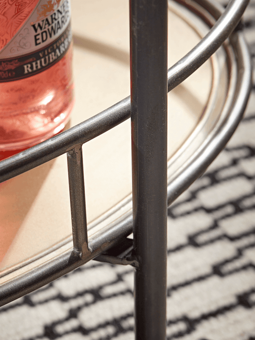 Industrial Metal Drinks Trolley
