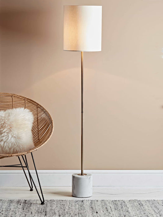 Marble & Brass Floor Lamp