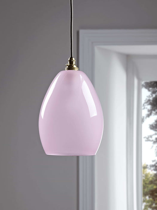 Handcrafted Glass Dome Light - Blush