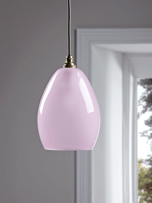 Handcrafted Glass Dome Light - Blush