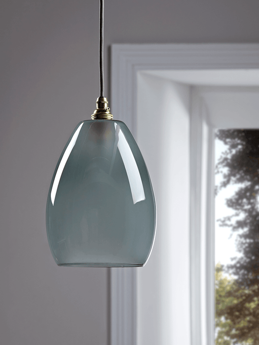 Handcrafted Glass Dome Light - Smoke
