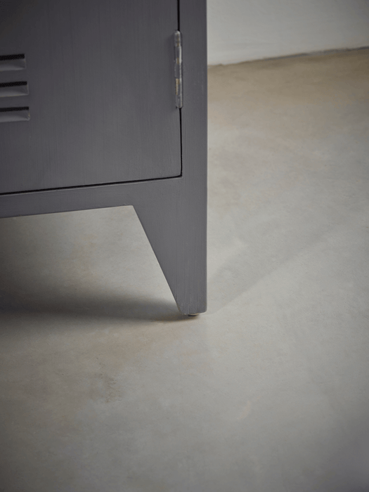 Two Grey Wooden Bedside Tables