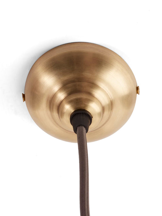Handcrafted Fluted Glass Dome Light