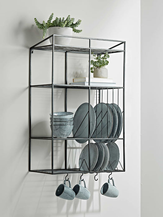 Industrial Style Iron Wall Unit