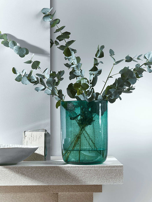 Lustre Green Vase