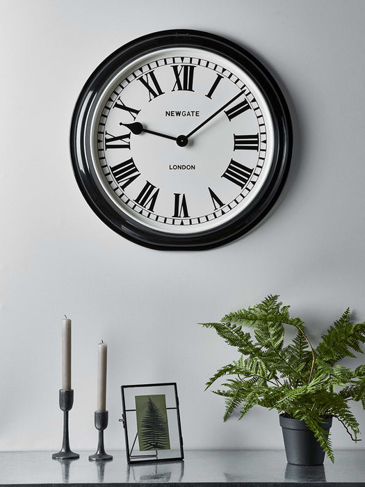 Classic Monochrome Indoor Outdoor Clock