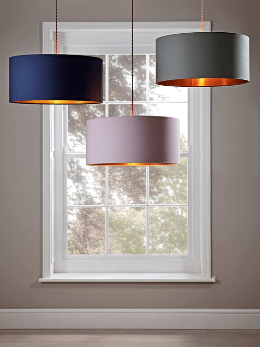 Navy & Brass Shade