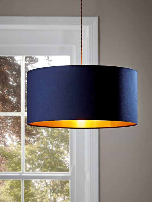 Navy & Brass Shade
