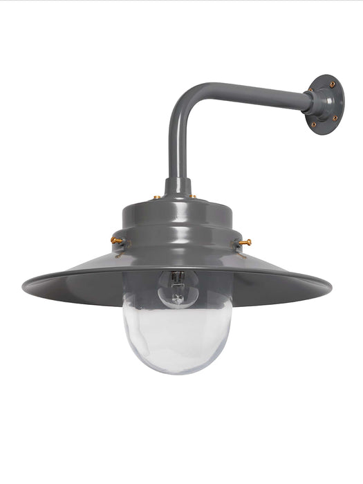 Outdoor Light - Grey & Brass