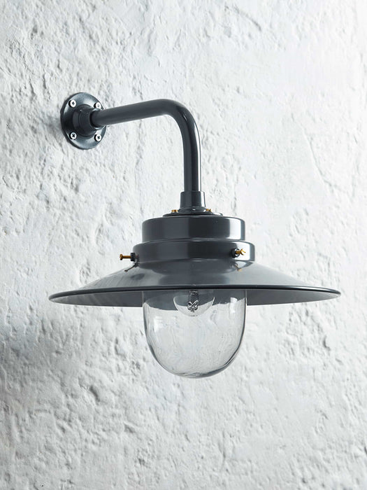 Outdoor Light - Grey & Brass
