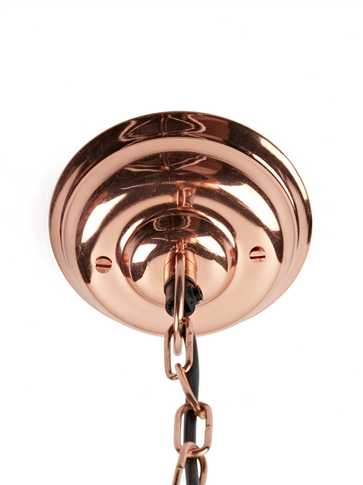 Hammered Pendant - Copper