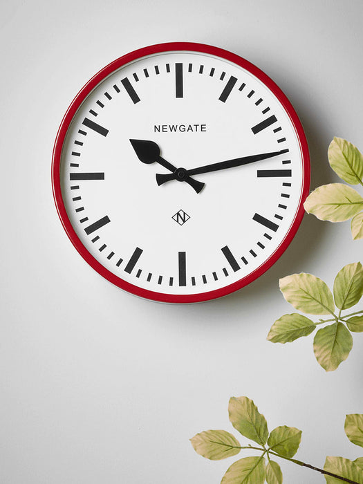 Red Station Clock