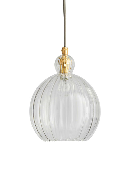 Handcrafted Fluted Round Light