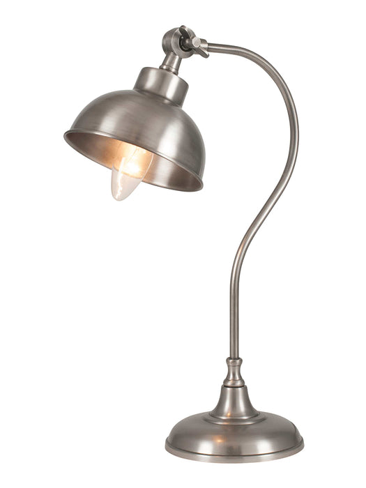 Alia Desk Lamp - Antique Silver