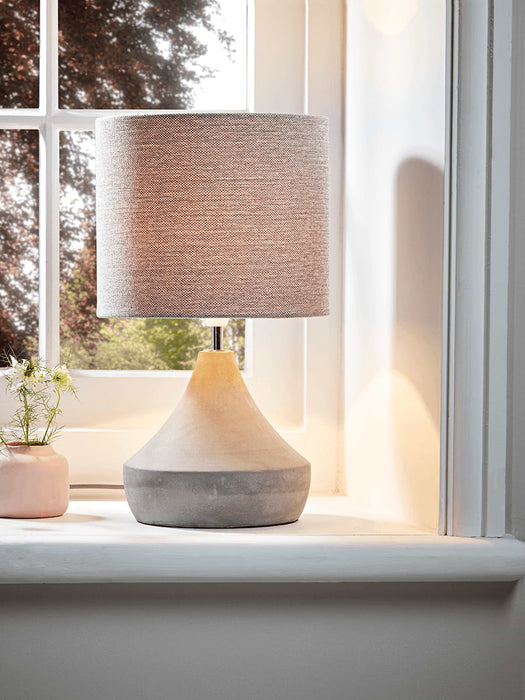 Tapered Concrete Table Lamp