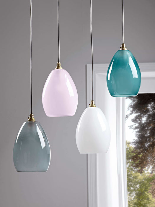 Handcrafted Glass Dome Light - Blush
