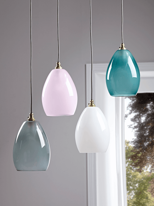 Handcrafted Glass Dome Light - Blush