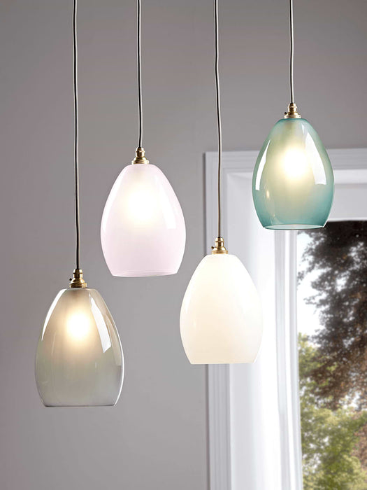 Handcrafted Glass Dome Light - Blush