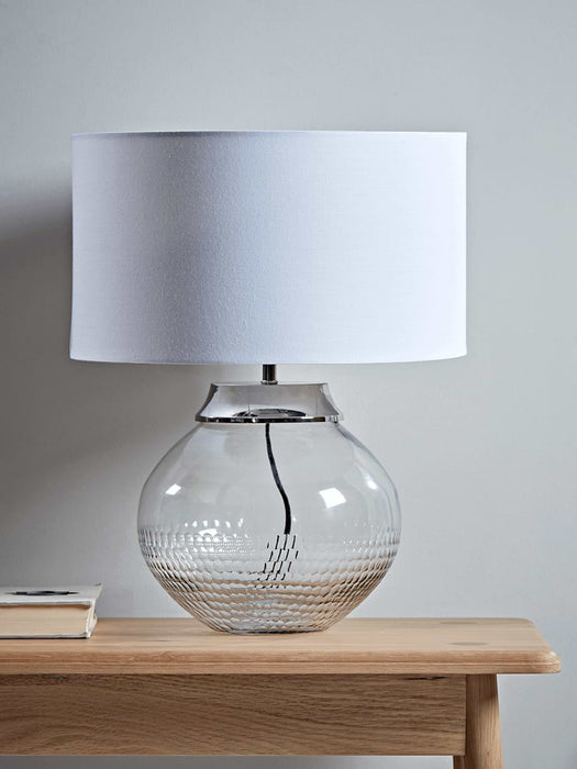 Textured Ombre Glass Table Lamp