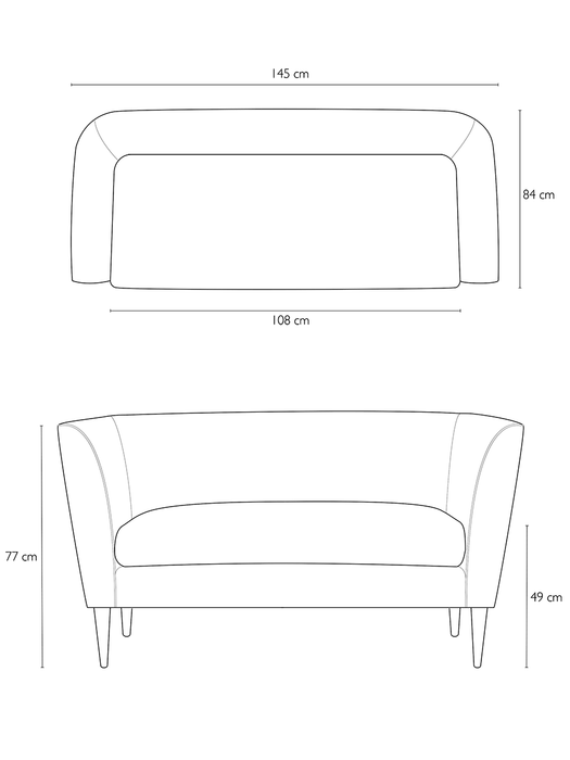 Timsbury Sofa - Ikat