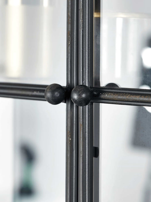 Black Iron Wall Cabinet