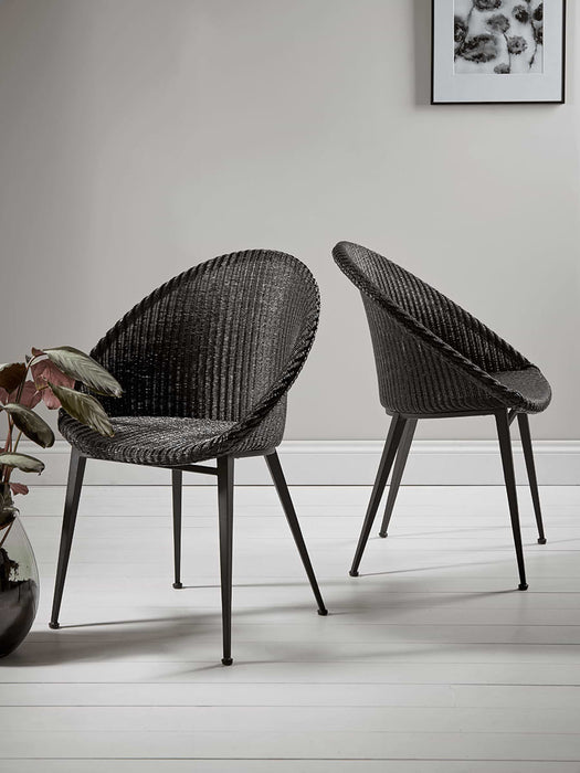 Black Weave Dining Chair