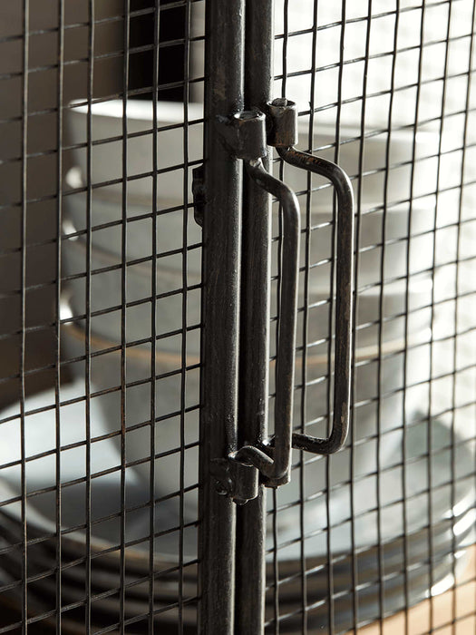 Industrial Iron & Wire Cabinet