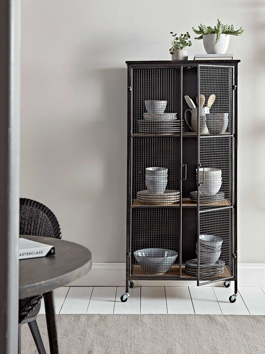 Industrial Iron & Wire Cabinet