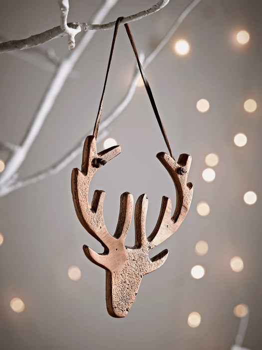 Hanging Copper Deer Head