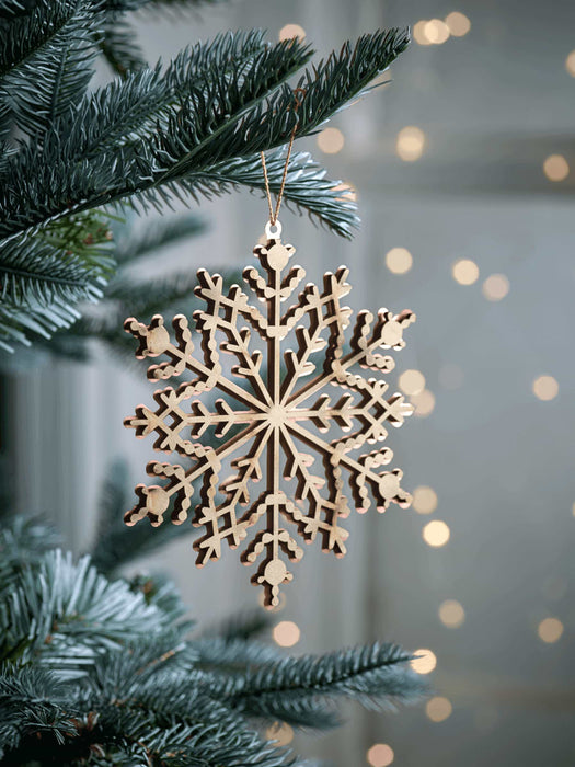 Hanging Copper Snowflake