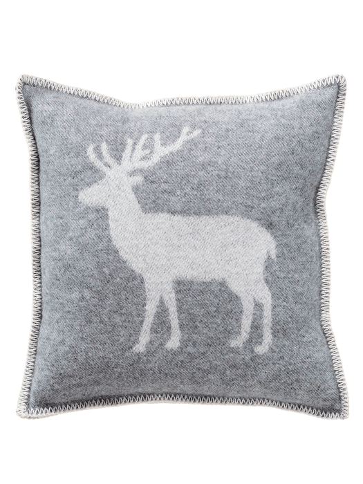 Reindeer Woollen Cushion