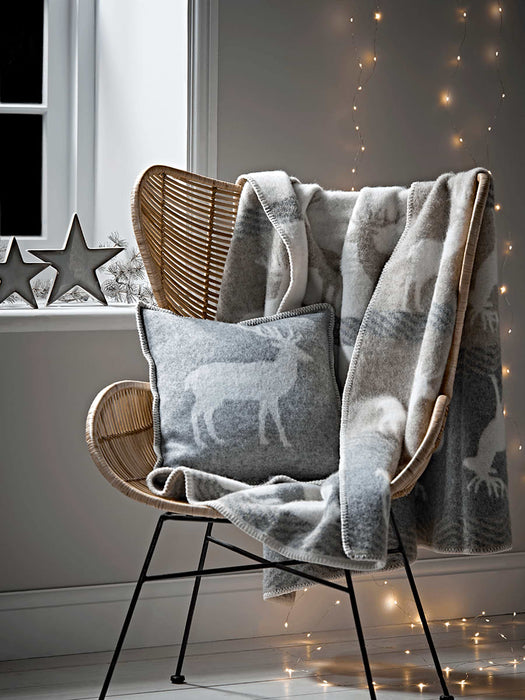 Reindeer Woollen Throw