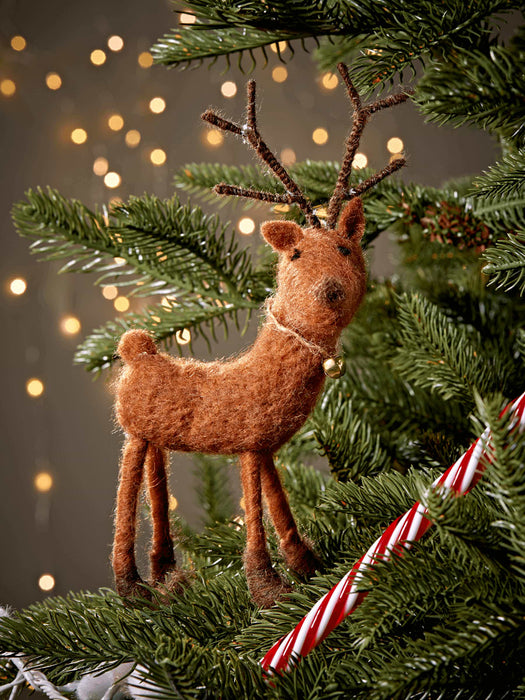 Felted Hanging Deer