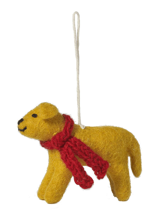 Felt Hanging Golden Labrador