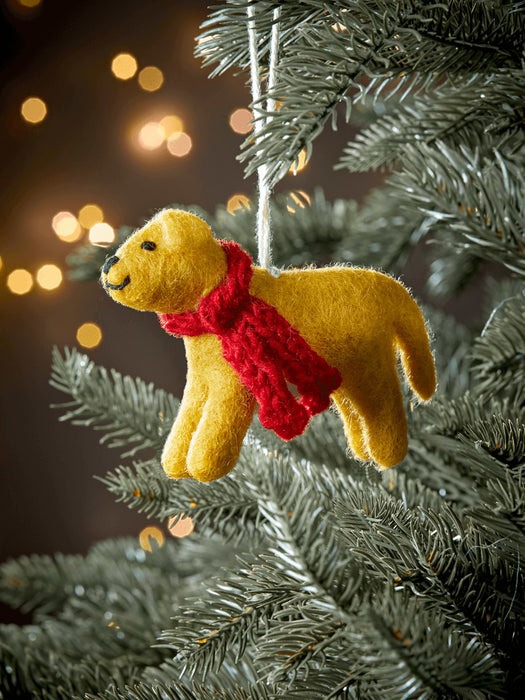 Felt Hanging Golden Labrador