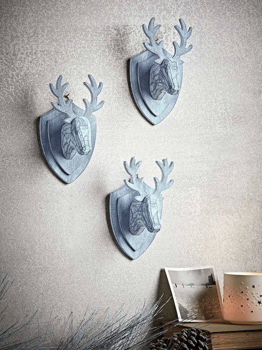 Miniature Greywash Deer Head