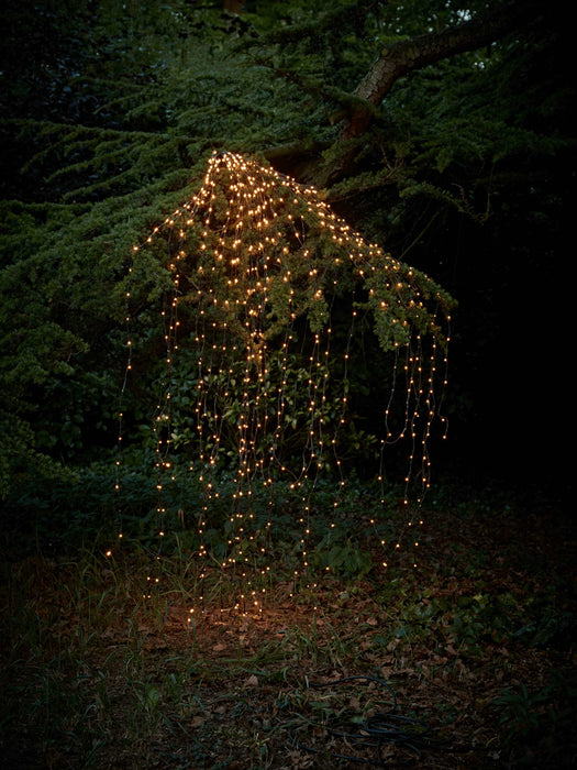 Indoor Outdoor Black Waterfall lights