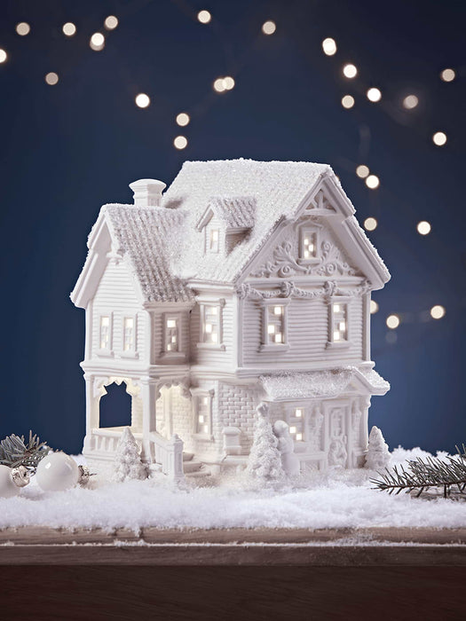 Lit Porcelain House
