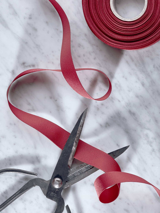 Wide Red Ribbon