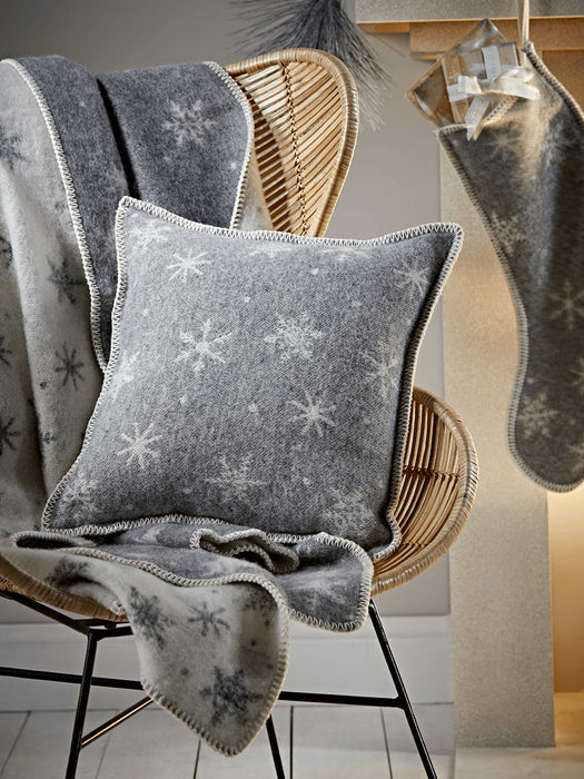 Snowflake Woollen Cushion
