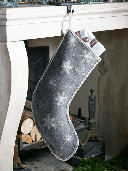 Snowflake Woollen Stocking