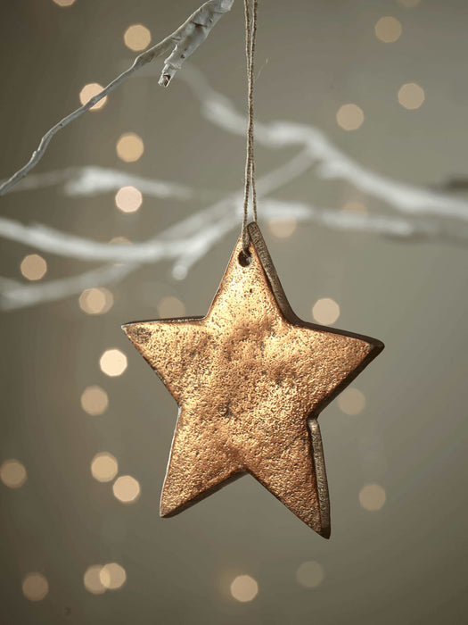 Hanging Copper Solid Star