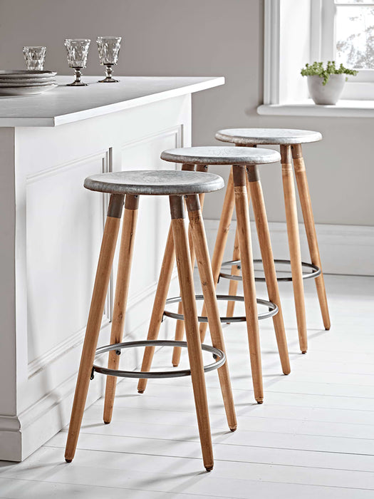 Industrial Style Metal Bar Stool