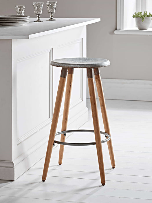 Industrial Style Metal Bar Stool