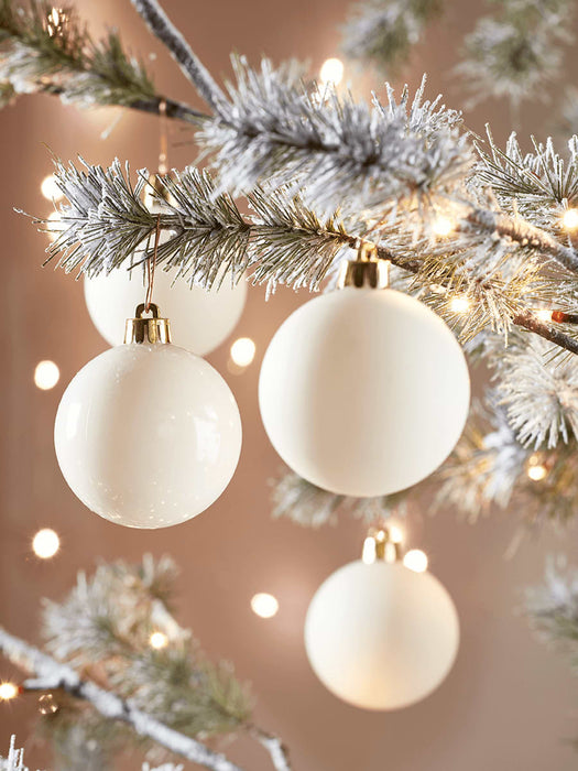 Outdoor Baubles - Cream