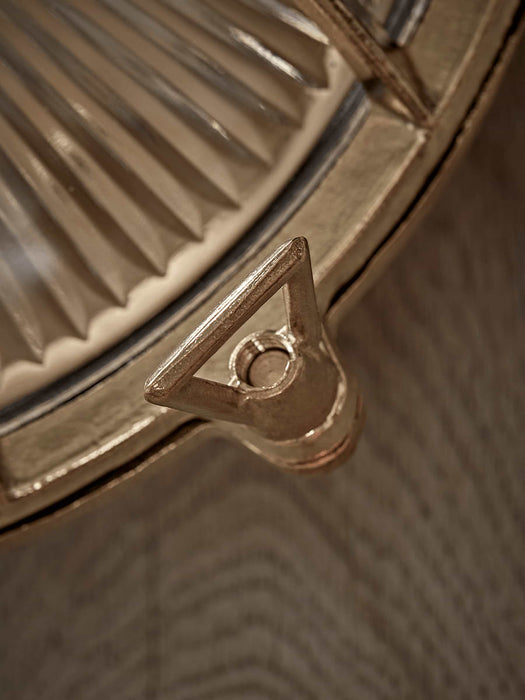 Brass Bunker Light - Round