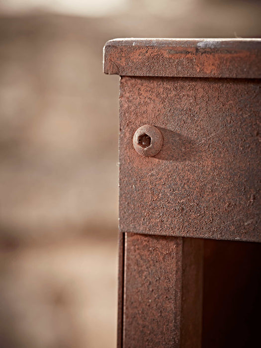 Rusty Outdoor Log Holder