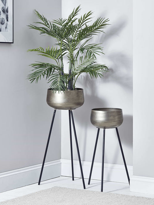 Faux Potted Palm Tree