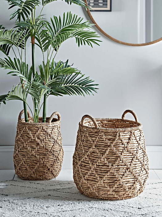 Two Handwoven Baskets