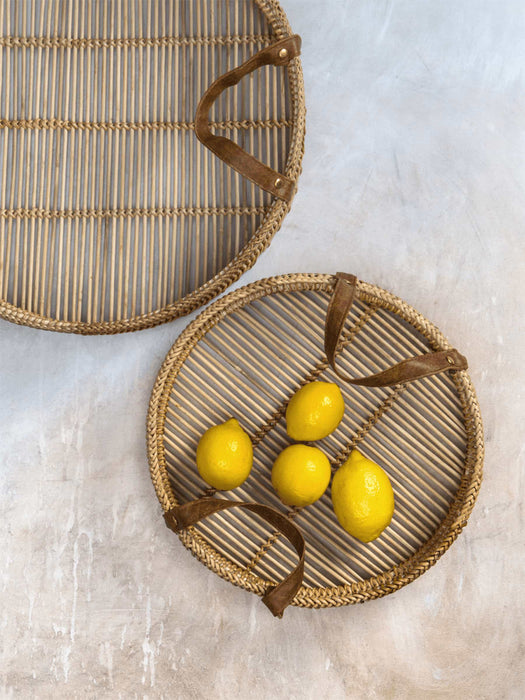 Two Rattan Trays